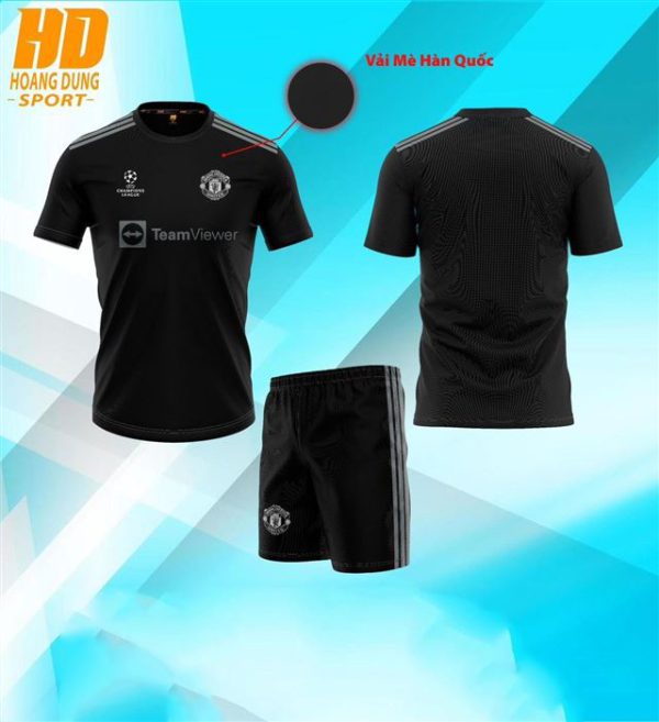 Áo Bóng Đá CLB Manchester United C1 Đen 2023-2024