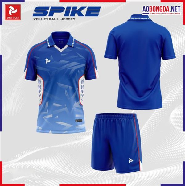 Áo Bóng Chuyền Justplay Spike Xanh Bích Nữ