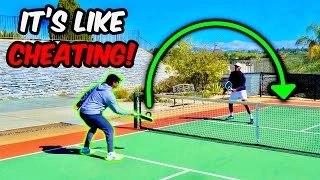Lốp bóng bất ngờ trong chiến thuật đánh đơn Pickleball