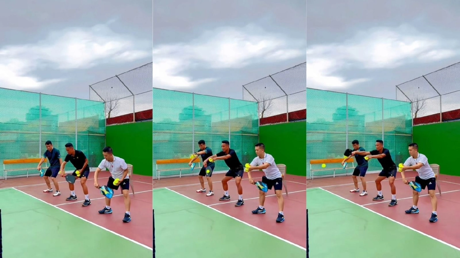 Hướng dẫn chi tiết kỹ thuật Volley trái tay trong Pickleball