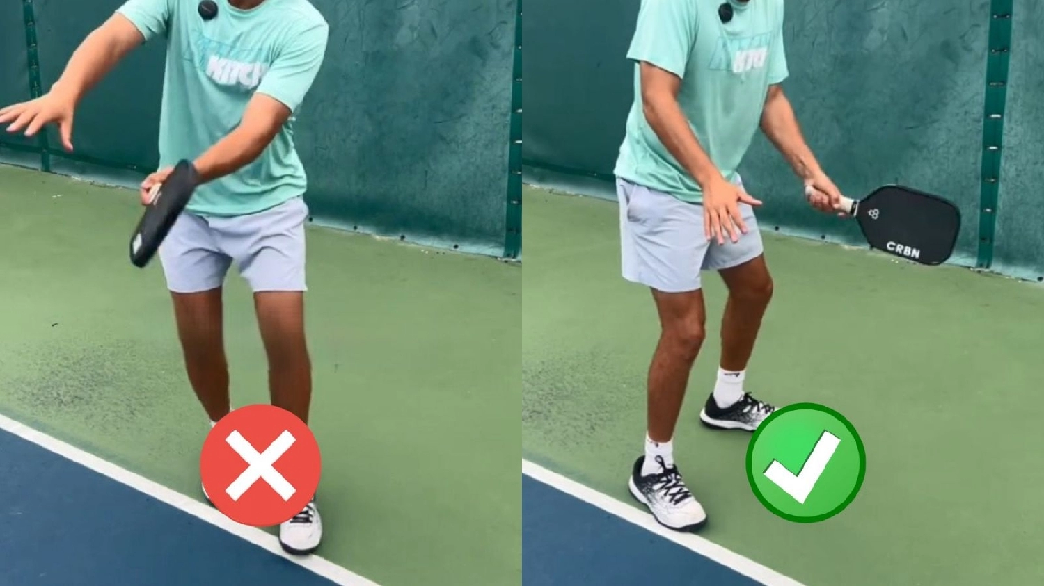 Vai không hướng về phía mục tiêu