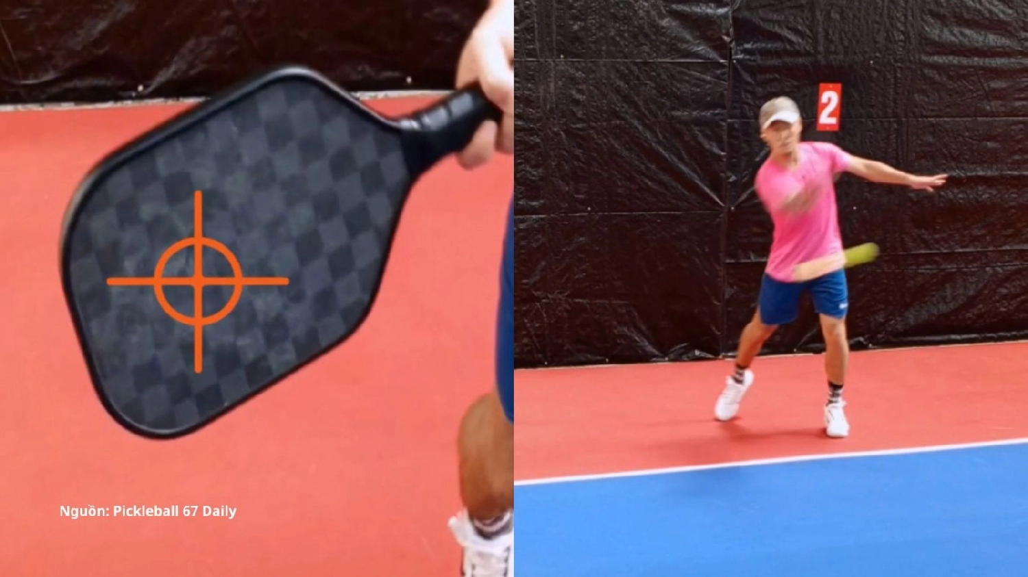 Kỹ thuật đỡ giao bóng Forehand Pickleball