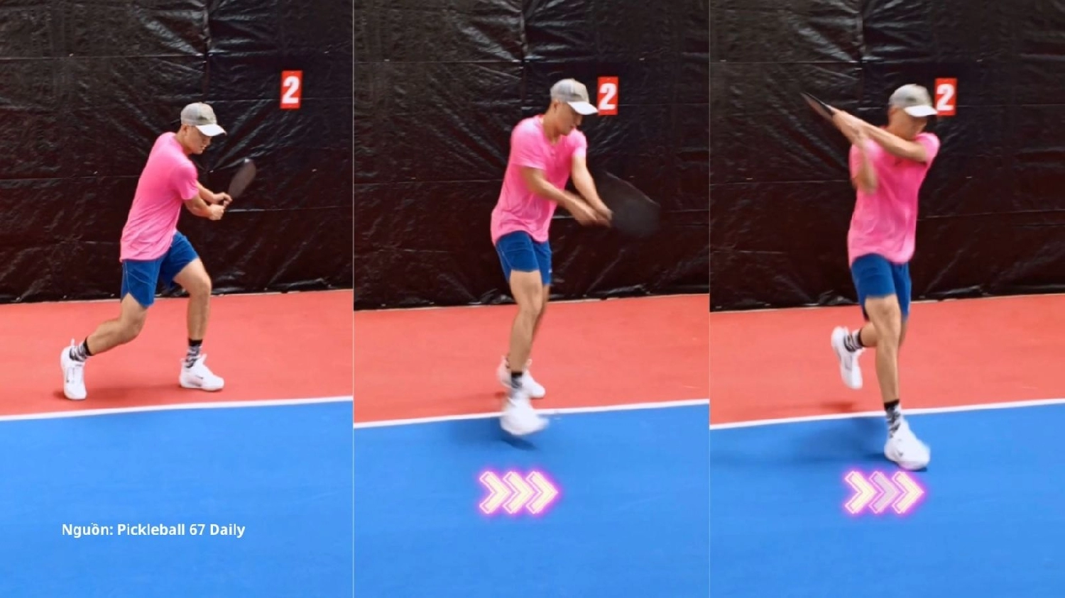 Kỹ thuật đỡ giao bóng Backhand Pickleball