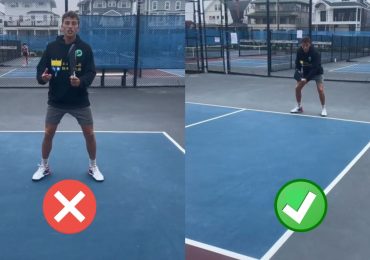 Cách để né out ball bằng vị trí vợt hiệu quả trong Pickleball