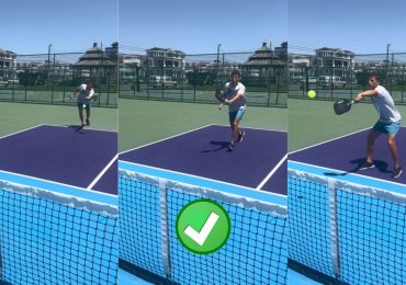 Hướng dẫn cách xử lý những cú Drive mạnh khi lên lưới trong Pickleball