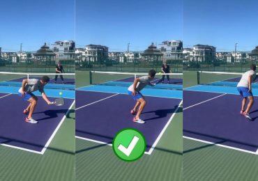 Hướng dẫn cách xử lý những quả bóng rơi sát đường biên dọc trong Pickleball