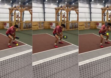 Hướng dẫn kỹ thuật Dink Pickleball Backhand bằng 2 tay đơn giản và dễ hiểu